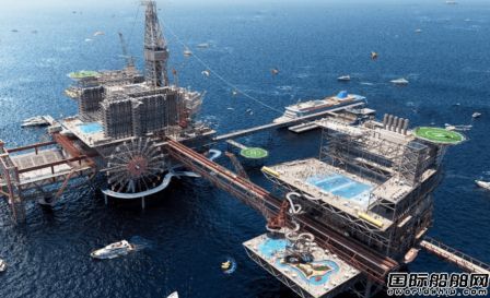 首座深水钻井平台沪开建(图1)