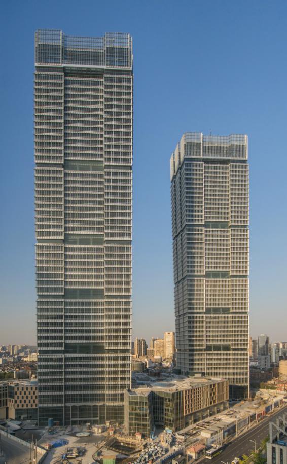 上海双子星大楼图片