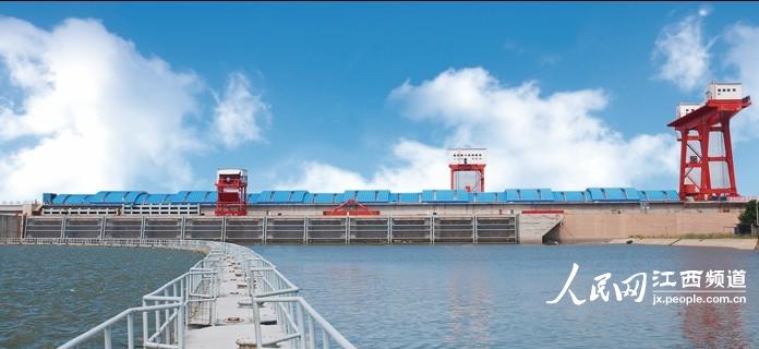 江西史上最大水运工程赣江石虎塘航电枢纽正式建成