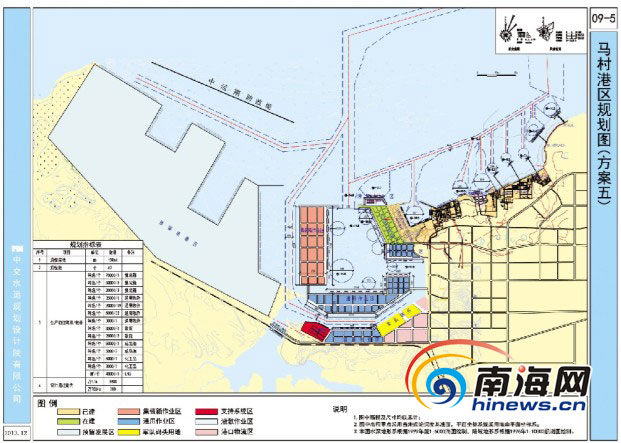 海南港航马村中心港区12月24日开港吞吐能力辐射全省