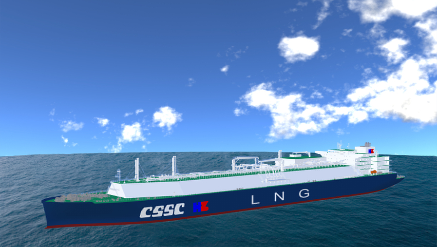 造船界明珠再升级 沪东中华发布第五代国产lng船"升级款"-中华航运网
