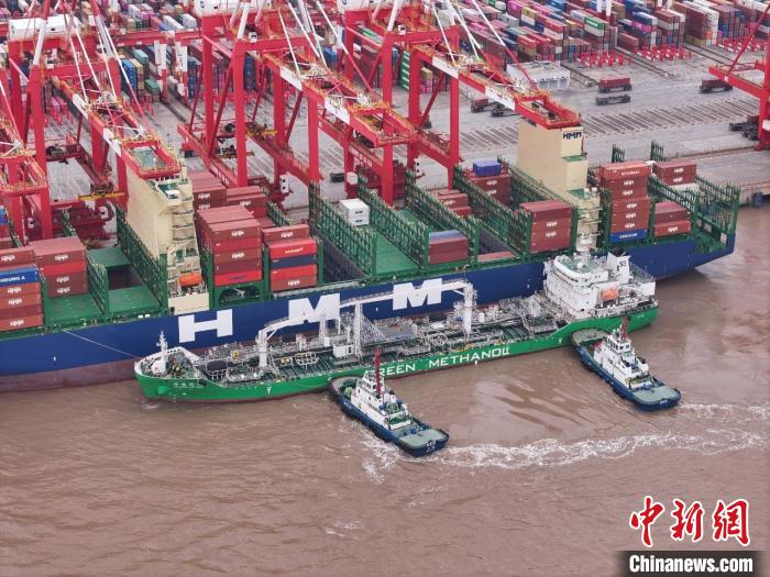 中国国产绿色甲醇首次实现批量加注-中华航运网